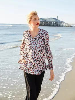 Выкройка: Блузка с V-вырезом