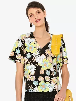 Выкройка: Блузка с V-вырезом