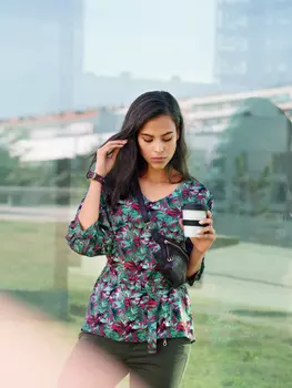 Выкройка: Блузка с V-вырезом