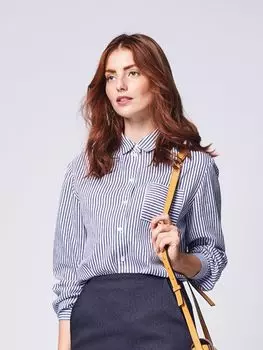 Выкройка: Блузка с воротником-стойкой