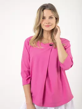 Выкройка: Блузка с вырезом-лодочкой