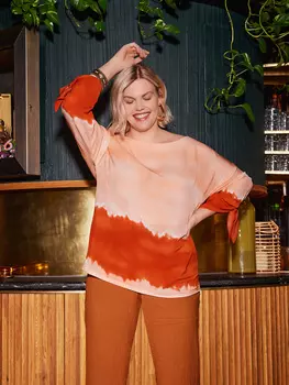 Выкройка: Блузка с вырезом-лодочкой