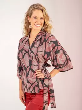 Выкройка: Блузка с запахом