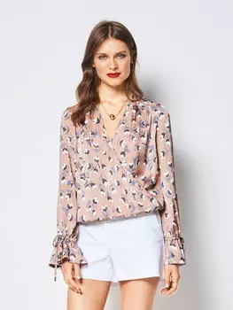 Выкройка: Блузка с запахом