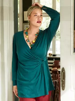 Выкройка: Блузка с запахом