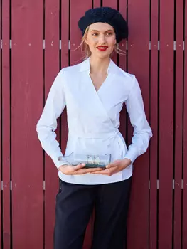 Выкройка: Блузка с запахом