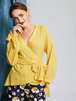 Выкройка: Блузка с запахом