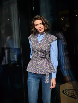 Выкройка: Блузка с запахом