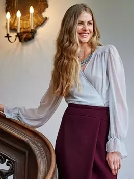 Выкройка: Блузка с запахом