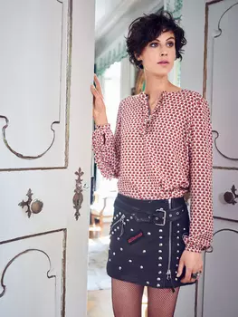 Выкройка: Блузка с застежкой на молнию