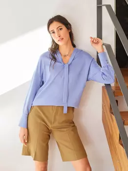 Выкройка: Блузка с застежкой поло