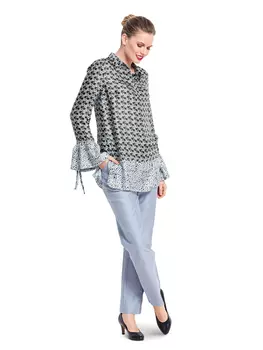 Выкройка: Блузка с застёжкой поло