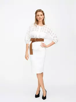 Выкройка: Блузка с застёжкой поло