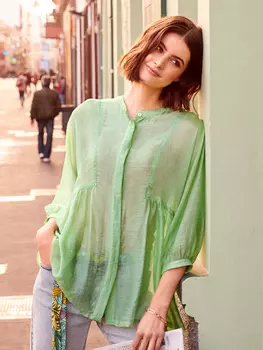 Выкройка: Блузка широкого кроя