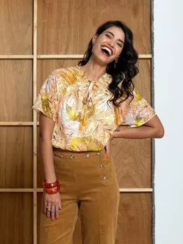 Выкройка: Блузка со сборками