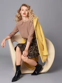 Выкройка: Блузка со складками у горловины