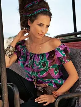 Выкройка: Блузка в стиле кармен