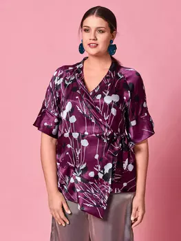 Выкройка: Блузка в стиле кимоно