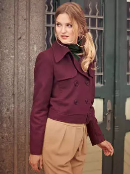 Выкройка: Блузон с двубортной застежкой