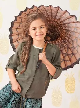 Выкройка: Блузон с накладными карманами