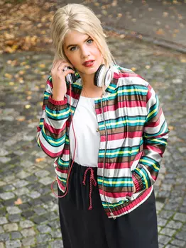 Выкройка: Блузон с воротником-стойкой