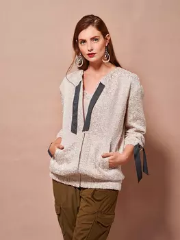 Выкройка: Блузон в спортивном стиле