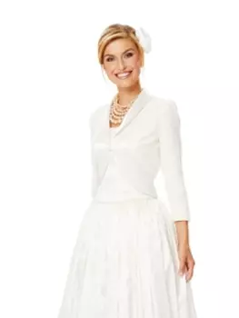 Выкройка: Болеро с цельнокроеным воротником