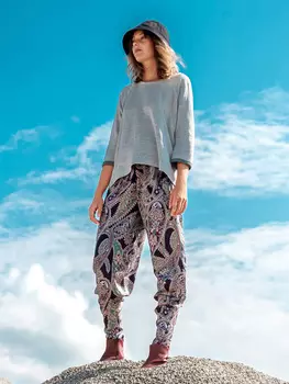 Выкройка: Брюки-бананы