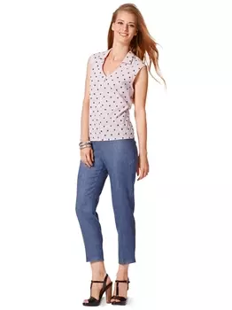 Выкройка: Брюки без пояса