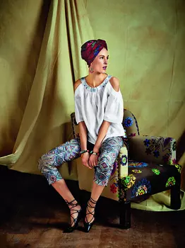 Выкройка: Брюки длиной 7/8