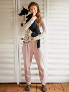 Выкройка: Брюки джоггеры со складками