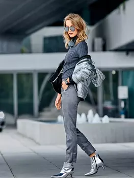 Выкройка: Брюки из искусственной замши