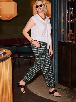 Выкройка: Брюки карго на эластичном поясе