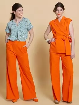 Выкройка: Брюки клеш