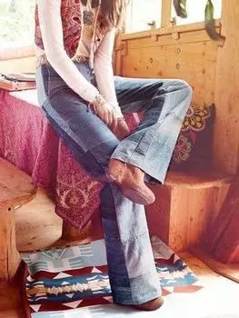 Выкройка: Брюки клёш