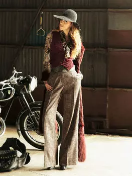 Выкройка: Брюки клёш