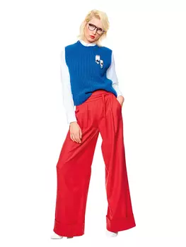 Выкройка: Брюки марлен