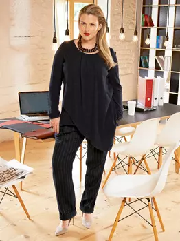 Выкройка: Брюки на кокетке