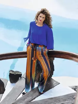 Выкройка: Брюки на кулиске