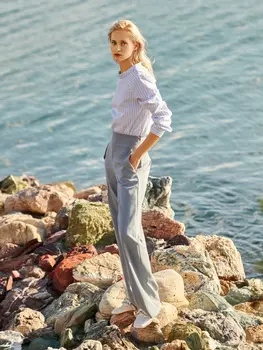 Выкройка: Брюки на широком поясе