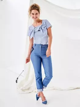 Выкройка: Брюки облегающего кроя