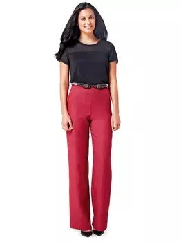 Выкройка: Брюки прямого кроя