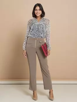 Выкройка: Брюки прямого кроя