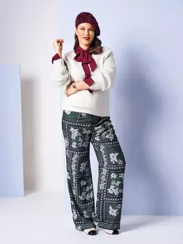 Выкройка: Брюки прямого кроя