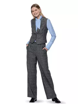 Выкройка: Брюки прямого кроя