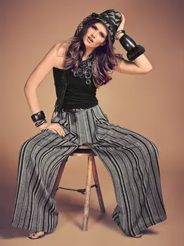 Выкройка: Брюки с глубокими складками