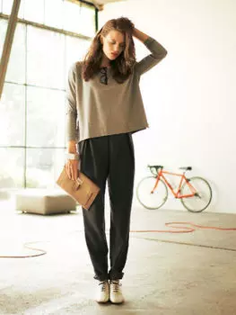 Выкройка: Брюки с глубокими складками