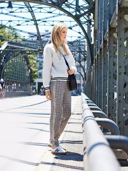 Выкройка: Брюки с лампасами