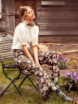 Выкройка: Брюки с накладными карманами