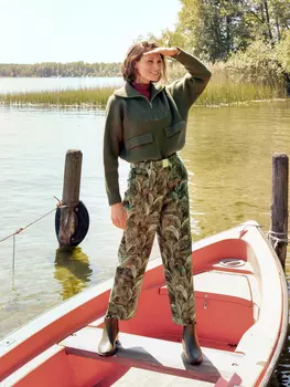 Выкройка: Брюки с отрезными деталями